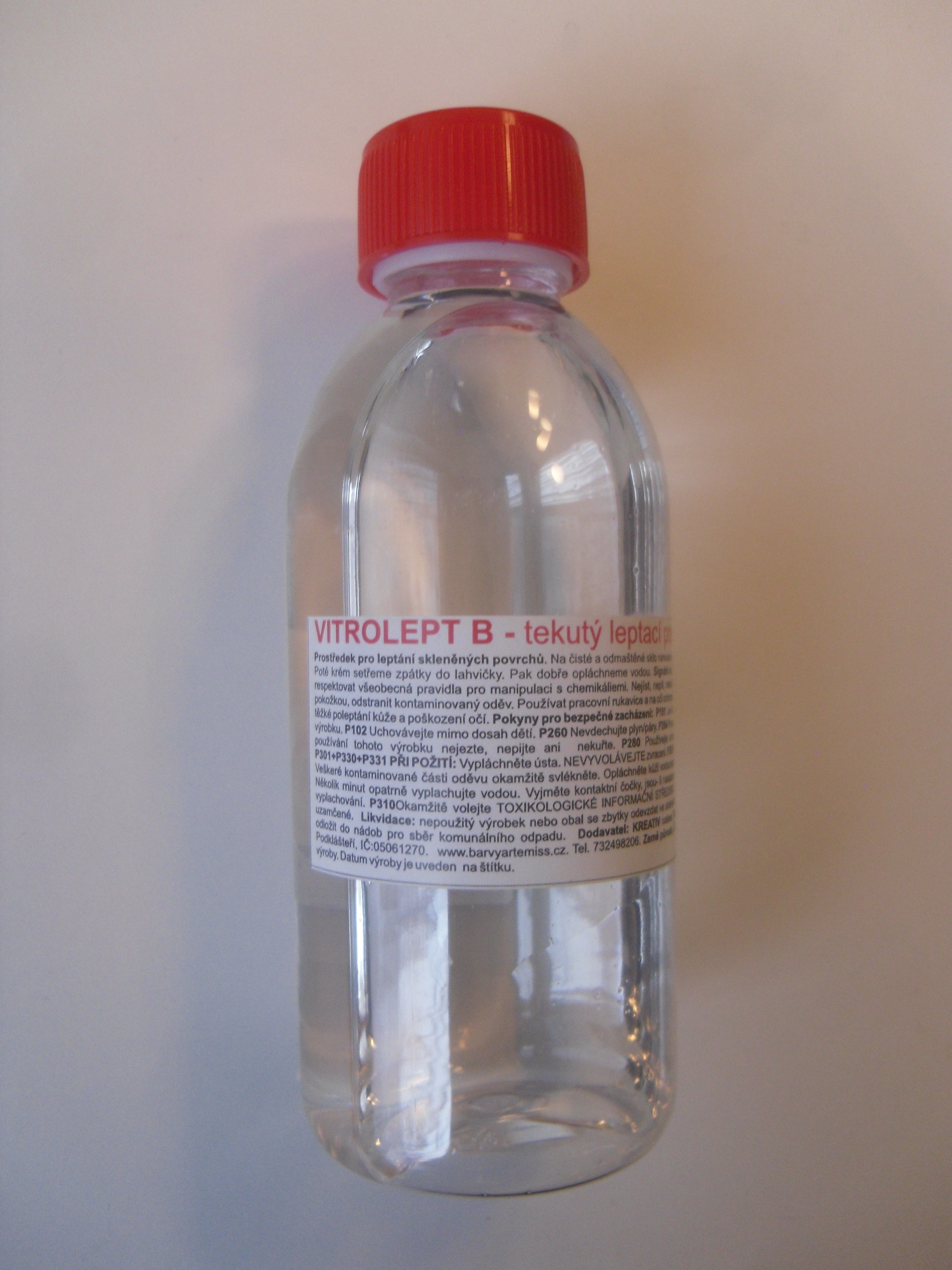 Vitrolept leptací tekutina na sklo 250g
