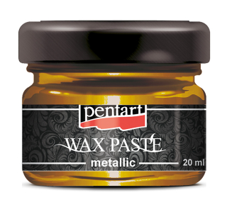 Vosková pasta metalická PENTART 20 ml MEDOVÁ ZLATÁ